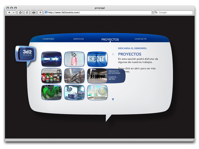 3d2 Studios Website